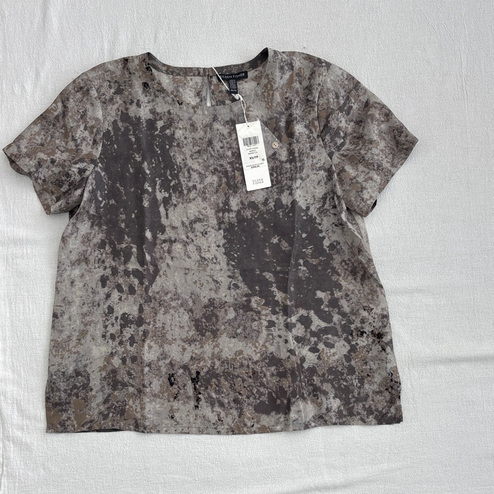 EILEEN FISHER GRAY TOP